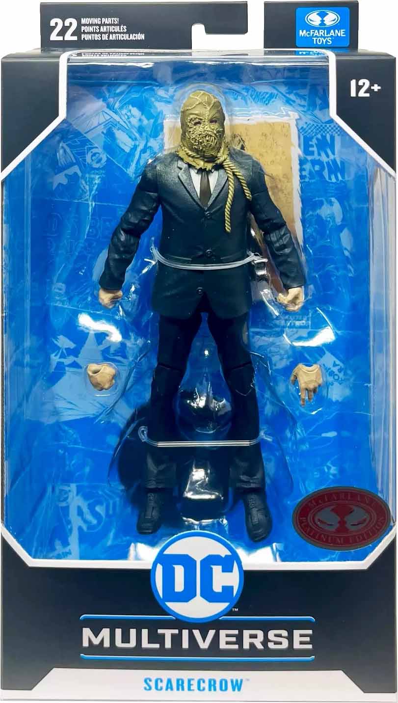 DC Multiverse Batman Begins 7 Inch Action Figure Exclusive - Scarecrow Red Platinum