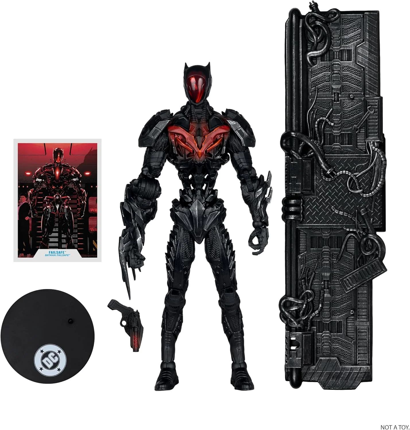 DC Multiverse Batman Failsafe 9 Inch Action Figure Megafig - Failsafe - Image 2