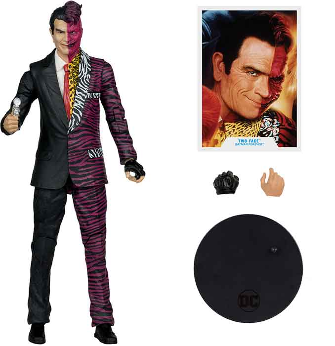 DC Multiverse Batman Forever 7 Inch Action Figure BAF Nightmare Bat - Two-Face - Image 2
