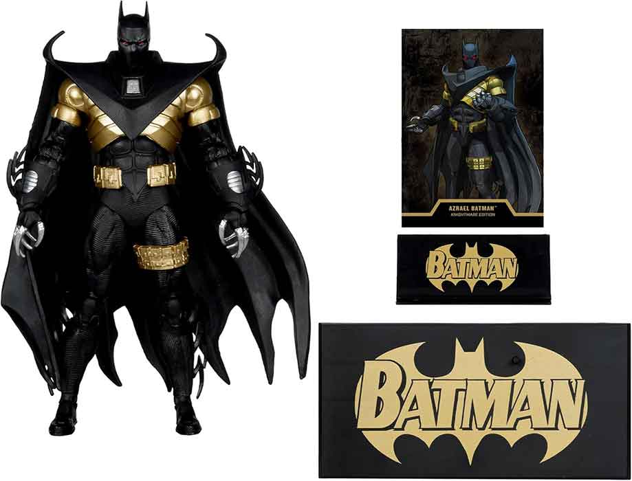 DC Multiverse Batman Knightfall 7 Inch Action Figure Exclusive - Azrael Batman Gold Label - Image 2
