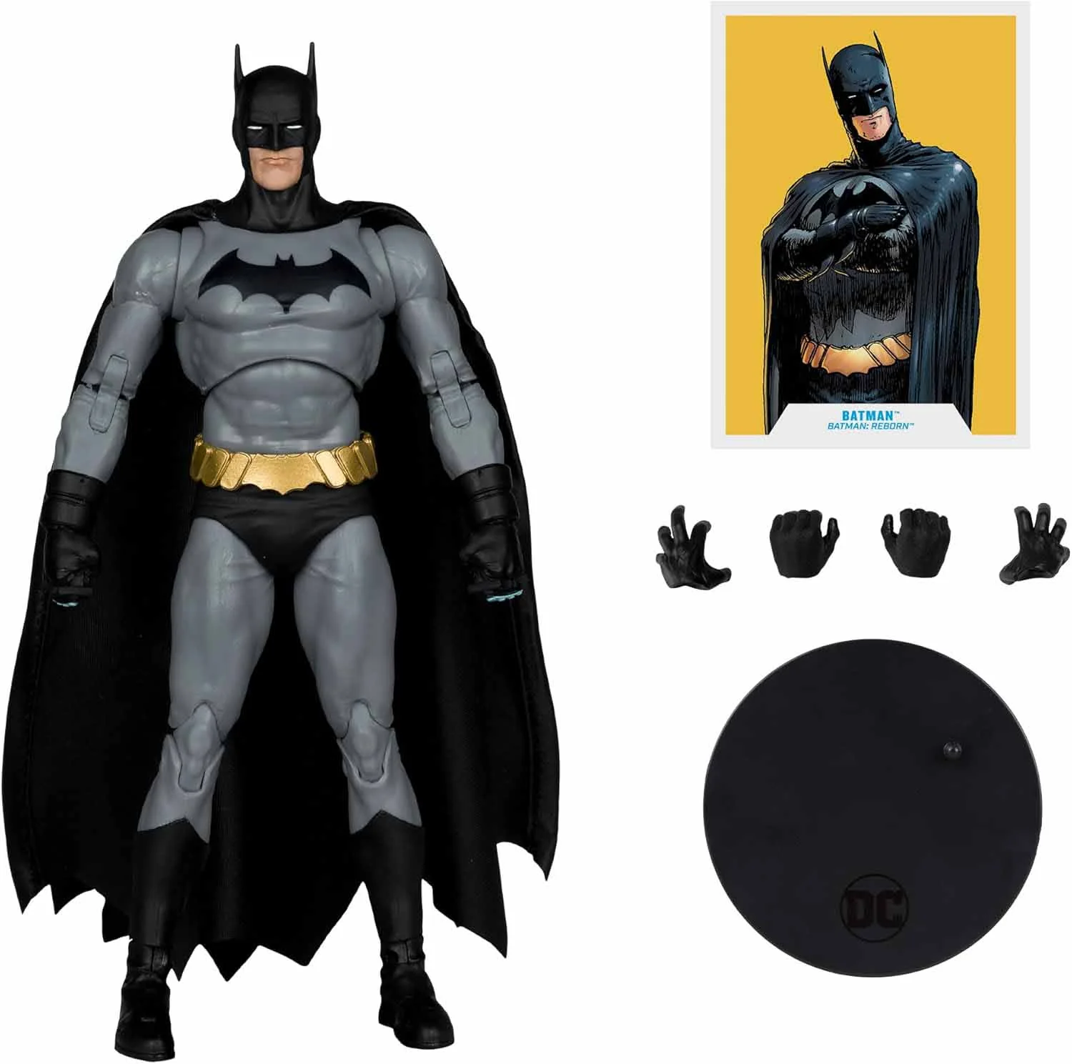 DC Multiverse Batman Reborn 7 Inch Action Figure - Batman (Shelf Wear Packaging) - Image 2