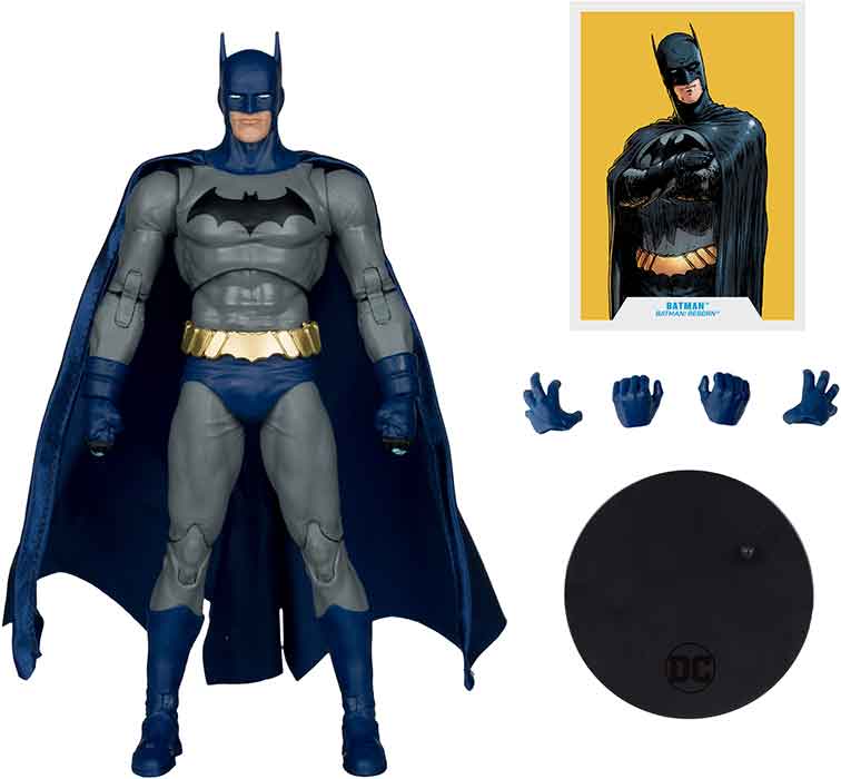 DC Multiverse Batman Reborn 7 Inch Action Figure Exclusive - Batman Platinum - Image 2