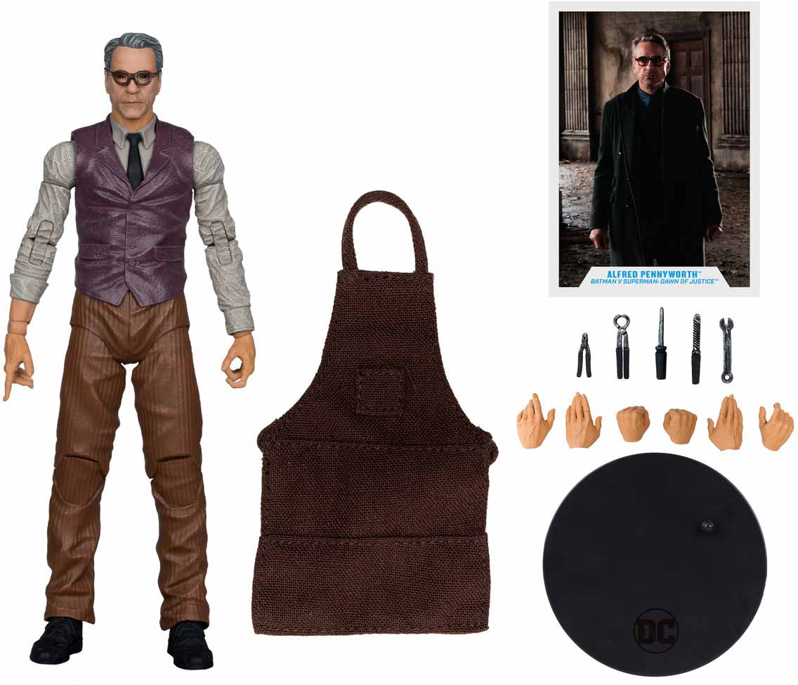 DC Multiverse Batman v Superman Dawn of Justice 7 Inch Action Figure - Alfred Pennyworth - Image 2