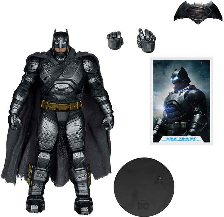 DC Multiverse Batman v Superman Dawn of Justice 7 Inch Action Figure - Batman Armored Suit - Image 2