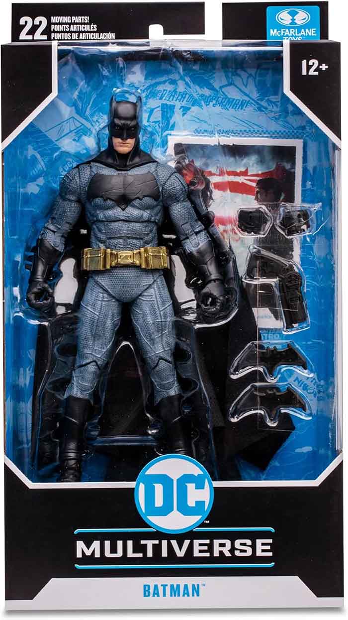 DC Multiverse Batman V Superman Dawn Of Justice 7 Inch Action Figure - Batman (Ben Affleck) (Sub-Standard Packaging)