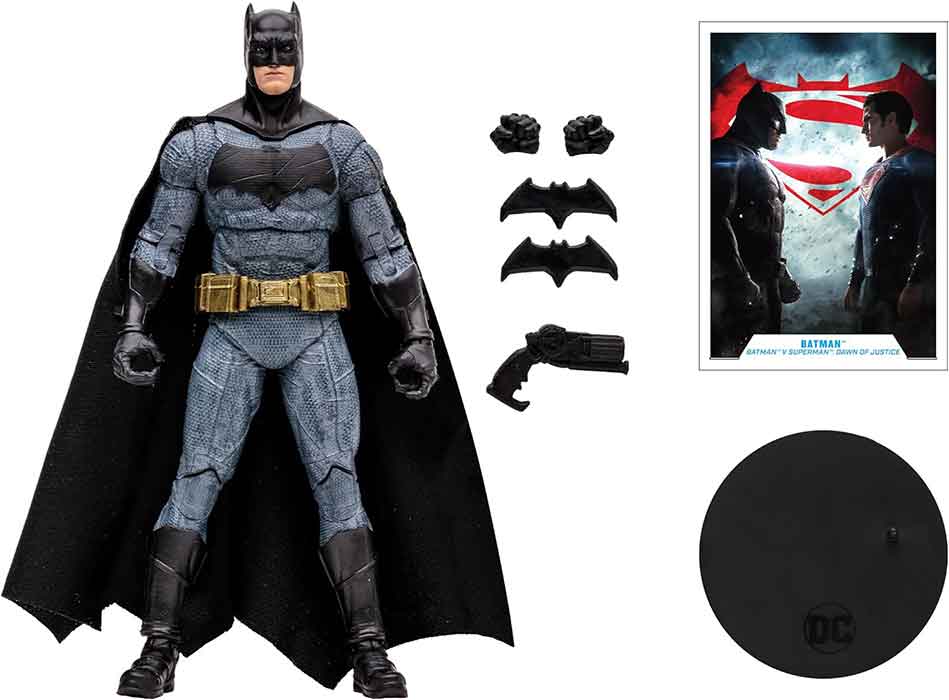 DC Multiverse Batman V Superman Dawn Of Justice 7 Inch Action Figure - Batman (Ben Affleck) (Sub-Standard Packaging) - Image 2
