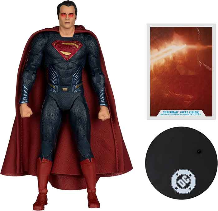 DC Multiverse Batman V Superman Dawn of Justice 7 Inch Action Figure - Superman (Heat Vision) - Image 2