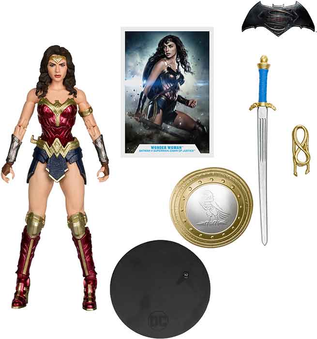 DC Multiverse Batman v Superman Dawn of Justice 7 Inch Action Figure - Wonder Woman (Sub-Standard Packaging) - Image 2