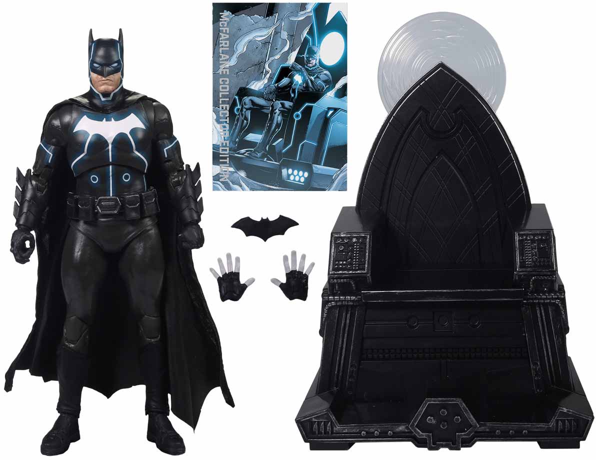 DC Multiverse Collector 6 Inch Action Figure Darkseid War - Batman with Mobius Chair - Image 2