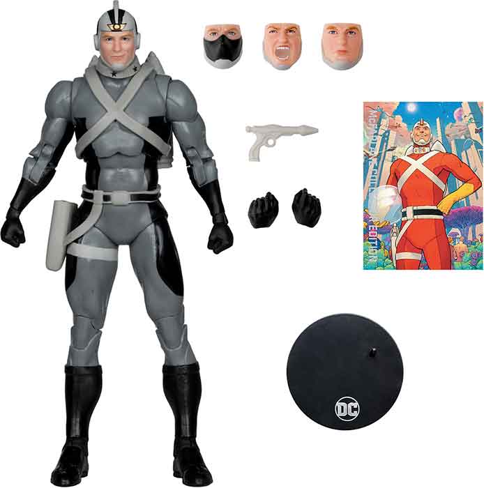 DC Multiverse Collector 7 Inch Action Figure Wave 10 Exclusive - Adam Strange Platinum - Image 2
