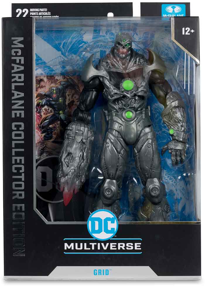 DC Multiverse Collector 7 Inch Action Figure Wave 8 - Grid (Forever Evil) (Sub-Standard Packaging)