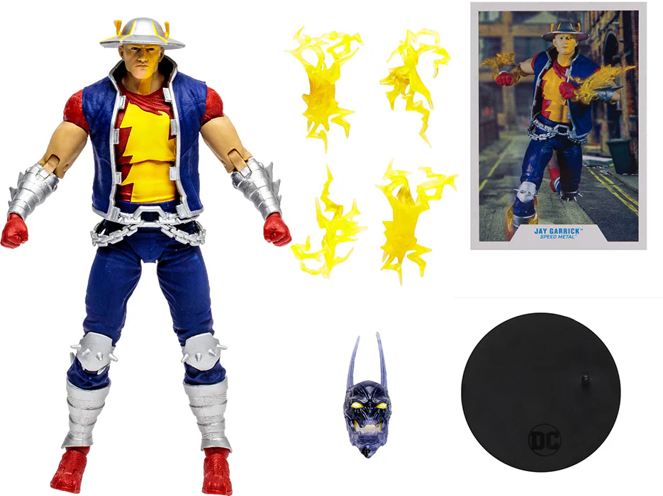 DC Multiverse Comic 7 Inch Action Figure BAF The Darkest Knight - Jay Garrick - Image 2