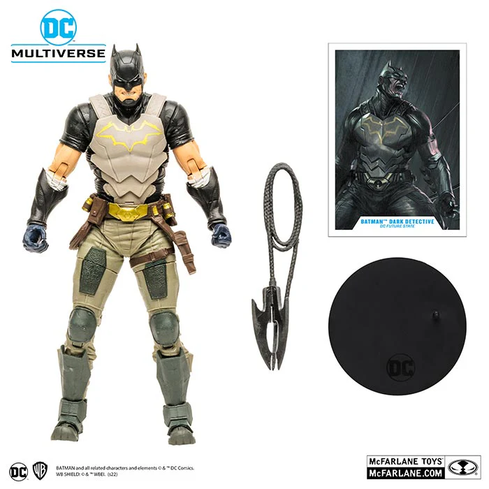 DC Multiverse Comic 7 Inch Action Figure Batman - Batman Dark Detective (Gold Label) - Image 2