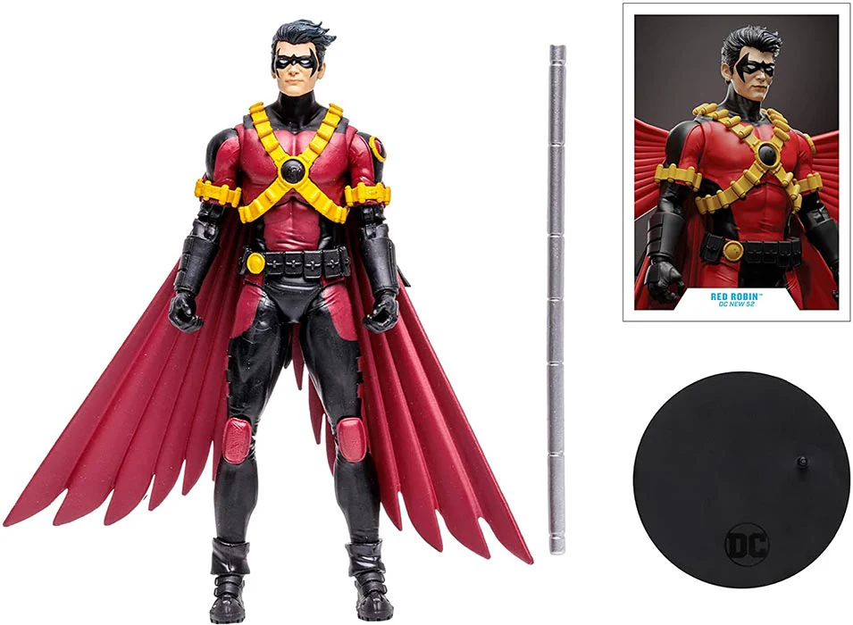 DC Multiverse Comic 7 Inch Action Figure Comic Series - Red Robin - Image 2