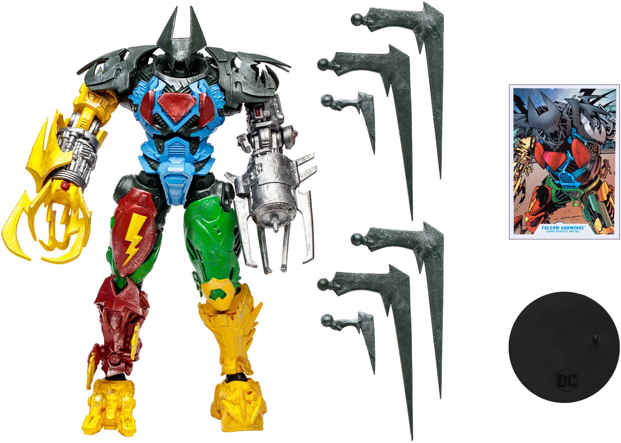 DC Multiverse Comic 10 Inch Action Figure Megafig Wave 5 - Fulcum Abominus (Dark Nights Metal) - Image 2