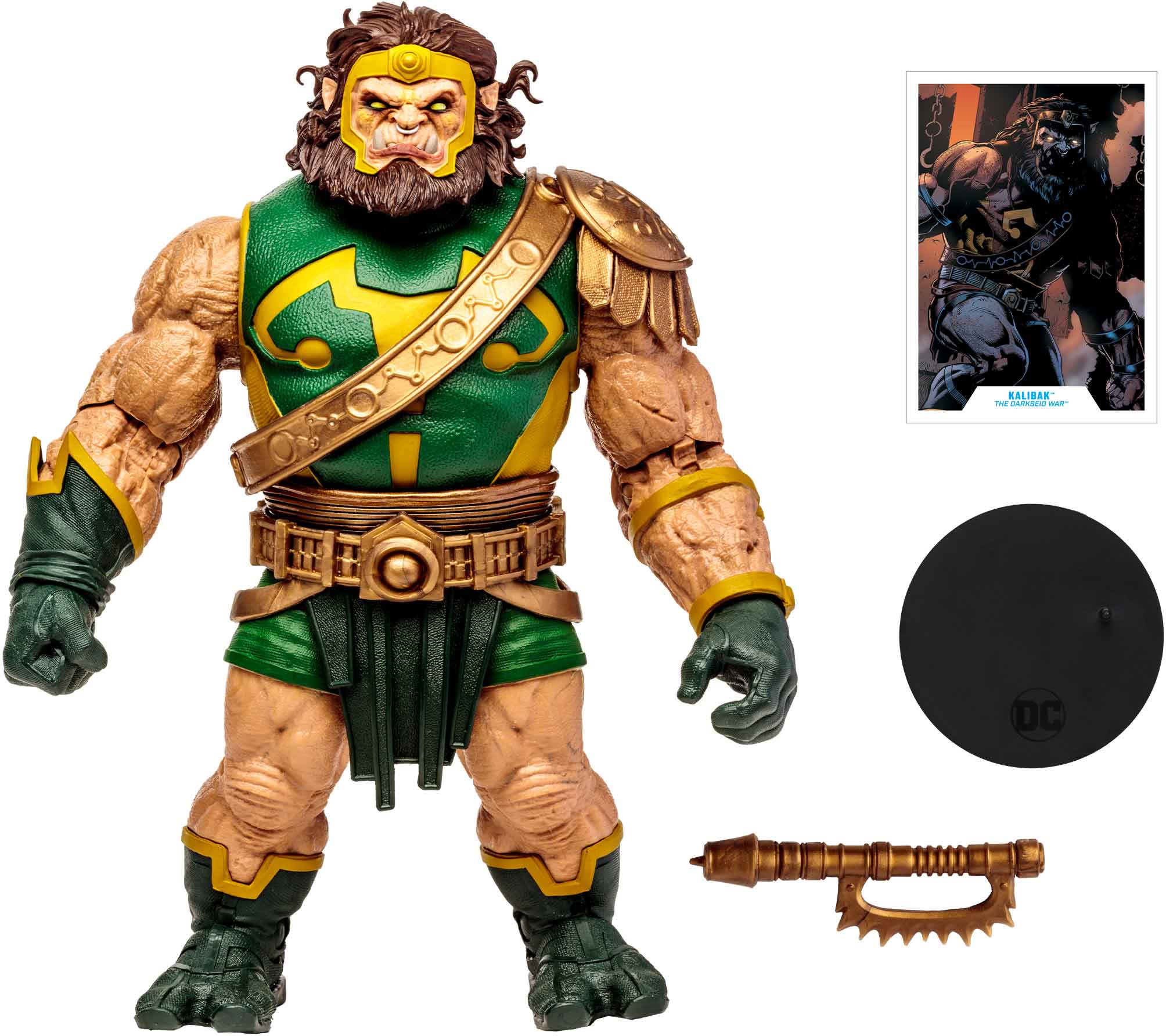 DC Multiverse Comic 10 Inch Action Figure Megafig Wave 5 - Kalibak (The Darkseid War) - Image 2