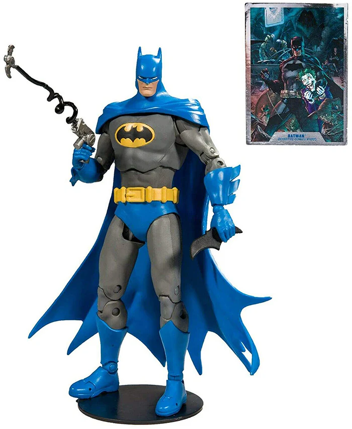 DC Multiverse 7 Inch Action Figure Comic Series - Batman Blue Variant - Image 2