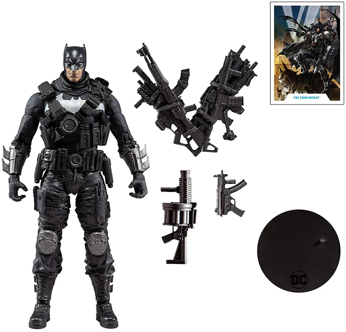 DC Multiverse 7 Inch Action Figure Comic Series - The Grim Knight - Image 2
