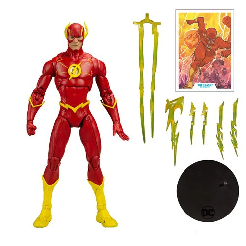 DC Multiverse 7 Inch Action Figure Comic Series Wave 3 - The Flash (Modern) - Image 2