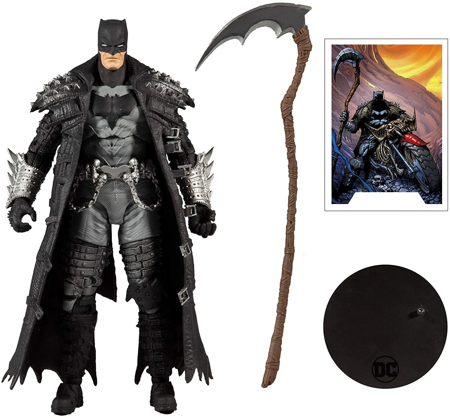 DC Multiverse Comic Series 7 Inch Action Figure Wave 4 - Death Metal Batman - Image 2
