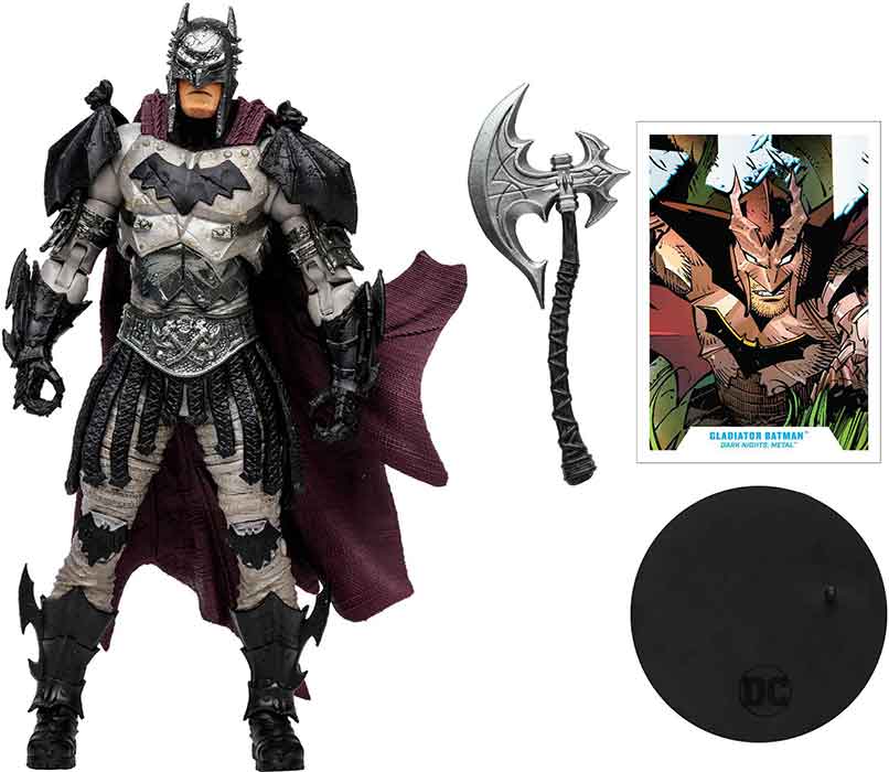 DC Multiverse Comics 7 Inch Action Figure Dark Nights Metal - Gladiator Batman - Image 2
