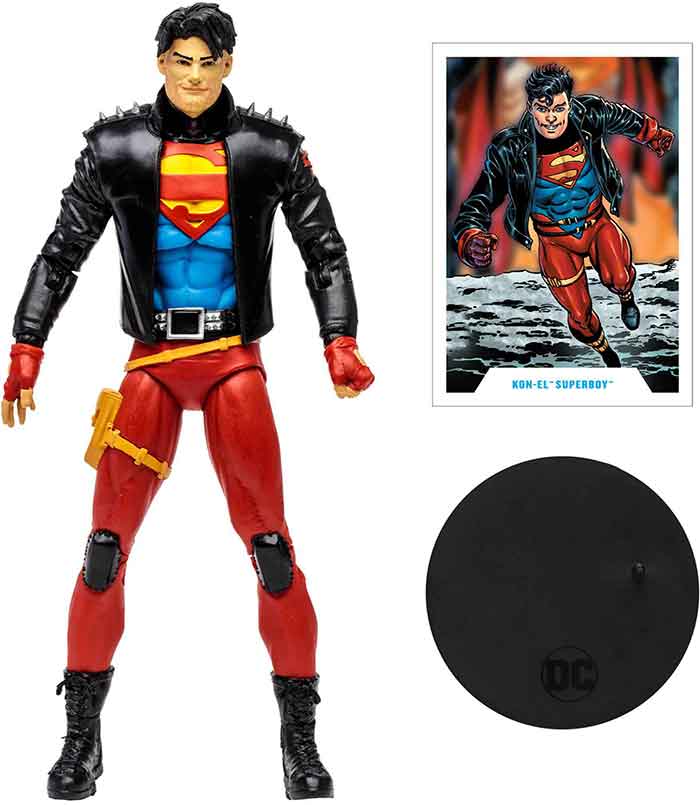 DC Multiverse Comics 7 Inch Action Figure - Kon-El Superboy - Image 2