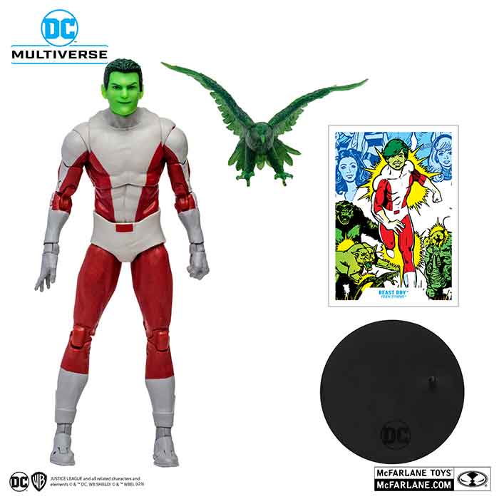 DC Multiverse Comics 7 Inch Action Figure Teen Titans Exclusive - Beast Boy (Gold Label) - Image 2
