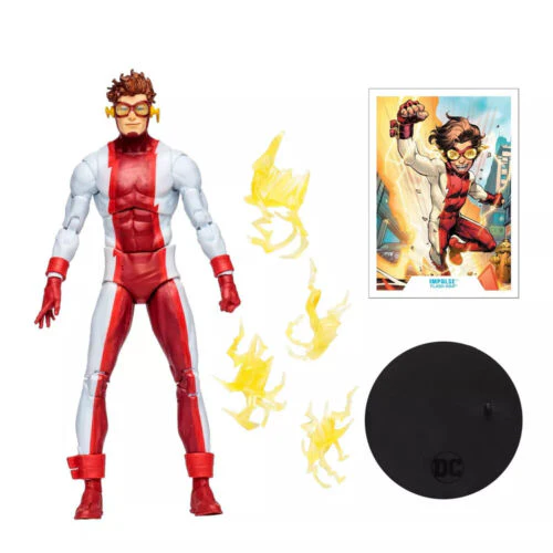 DC Multiverse Comics 7 Inch Action Figure Teen Titans Exclusive - Impulse (Gold Label) - Image 2