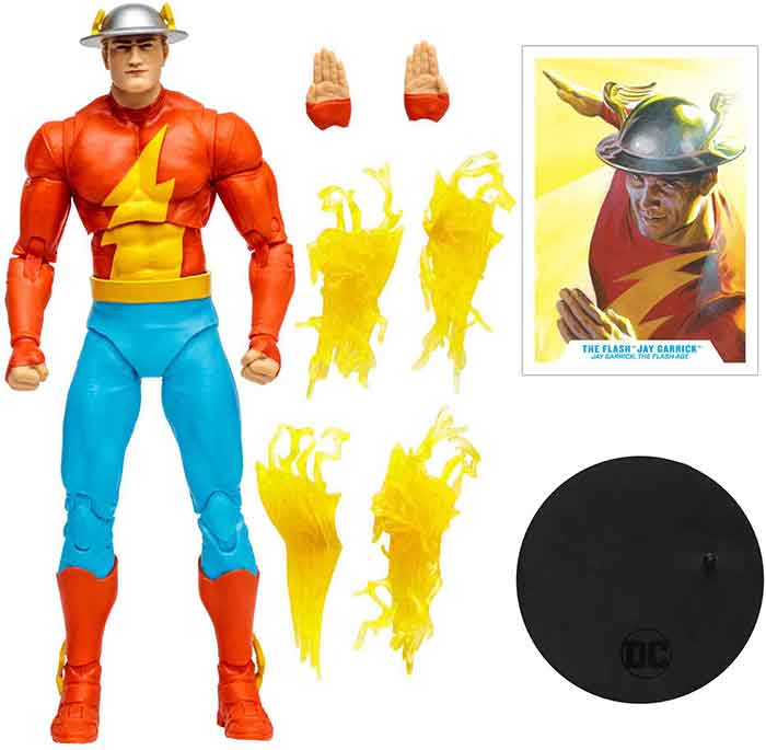 DC Multiverse Comics 7 Inch Action Figure The Flash Age - The Flash Jay Garrick - Image 2