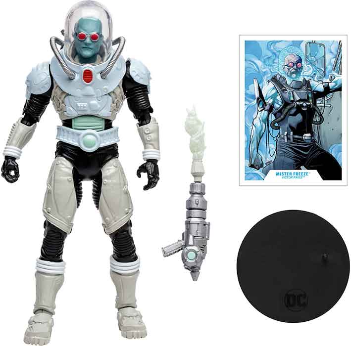 DC Multiverse Comics 7 Inch Action Figure Victor Fries - Mister Freeze - Image 2