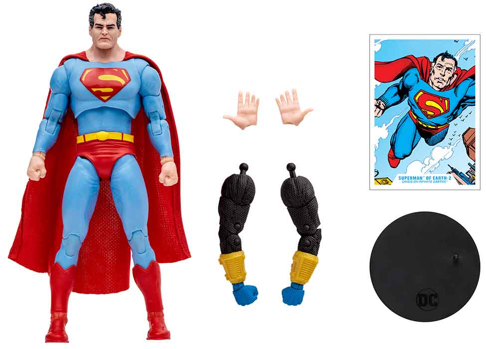 DC Multiverse Crisis On Infinite Earths 7 Inch Action Figure BAF The Monitor Exclusive - Superman Of Earth 2 - Image 2
