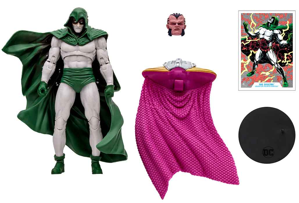 DC Multiverse Crisis On Infinite Earths 7 Inch Action Figure BAF The Monitor Exclusive - The Spectre Gold Label - Image 2