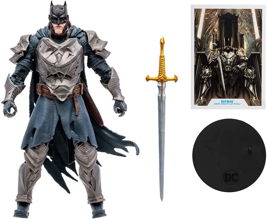 DC Multiverse Dark Knights Of Steel 7 Inch Action Figure - Batman - Image 2
