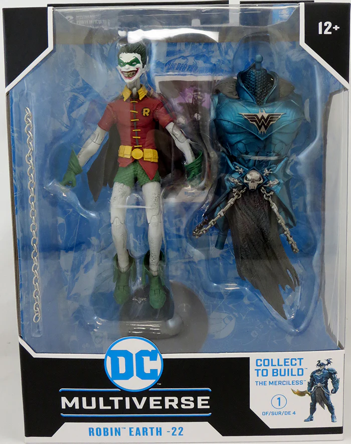DC Multiverse Dark Nights Metal 7 Inch Action Figure BAF The Merciless - Robin Crow Earth-22 (Random Head) (Sub-Standard Packaging) - Image 3