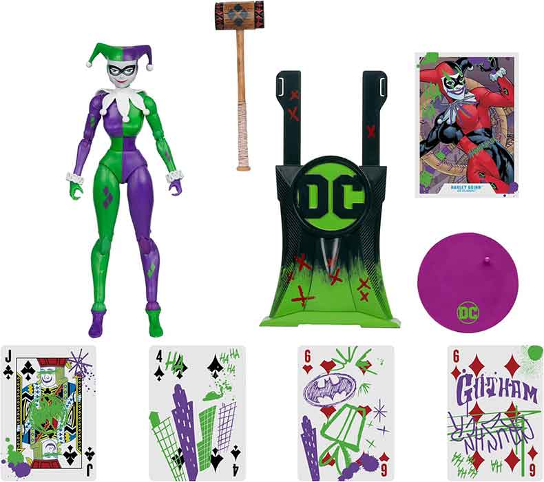 DC Multiverse DC Classics 7 Inch Action Figure Exclusive - Jokerized Harley Quinn Gold Label - Image 2