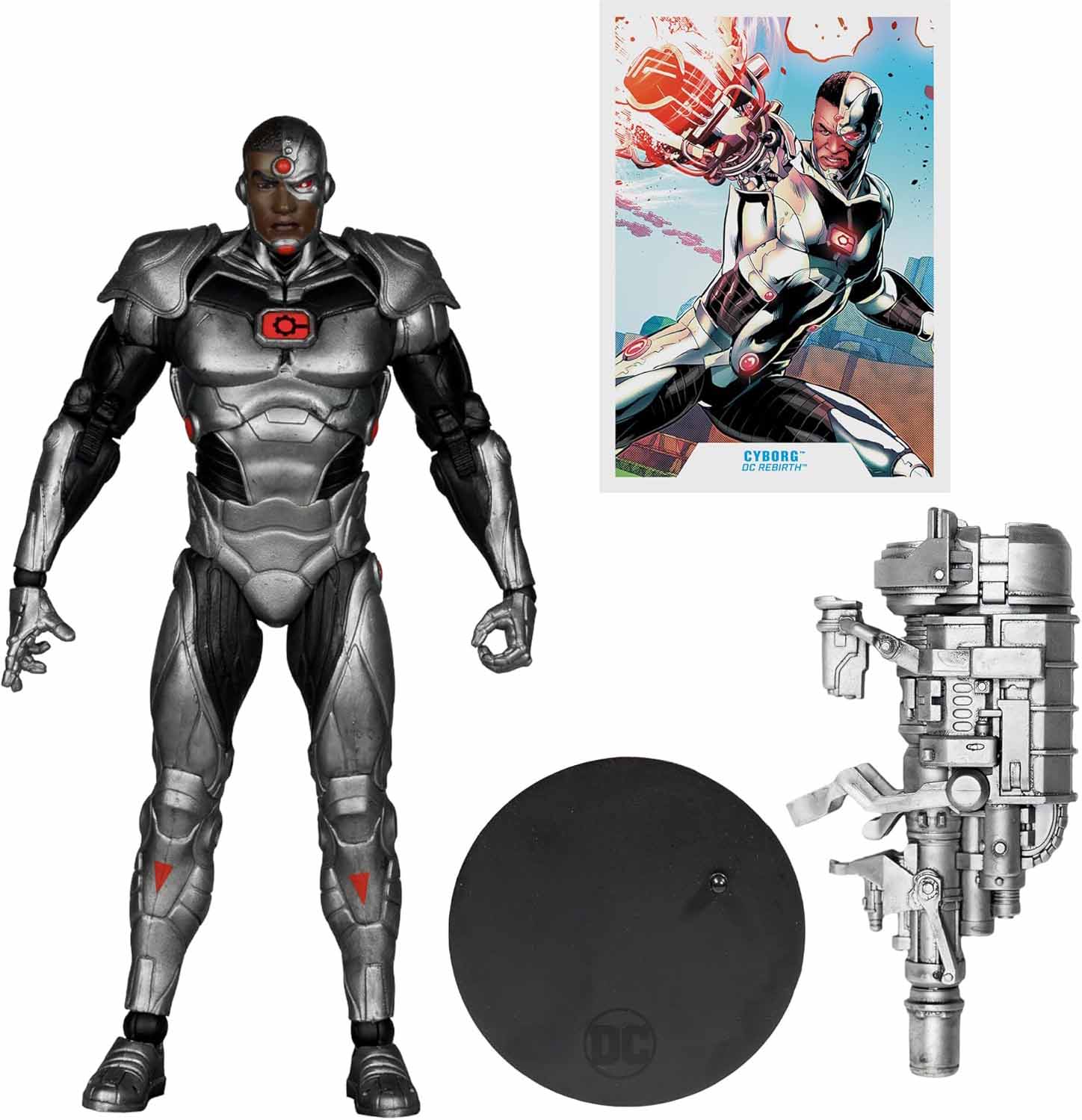 DC Multiverse DC Rebirth 7 Inch Action Figure - Cyborg - Image 2