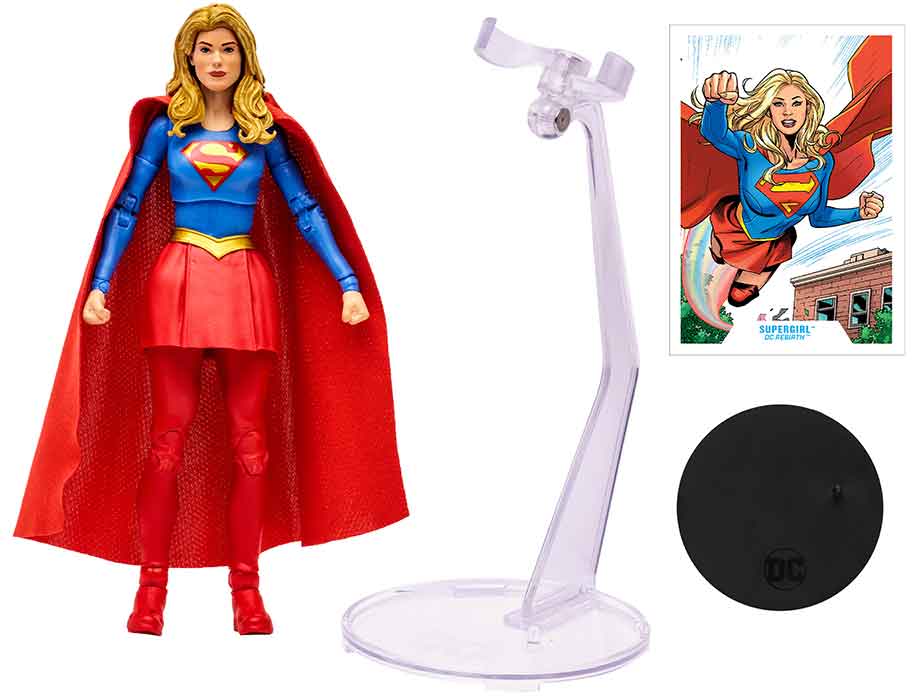 DC Multiverse DC Rebirth 7 Inch Action Figure Exclusive - Supergirl Gold Label - Image 2