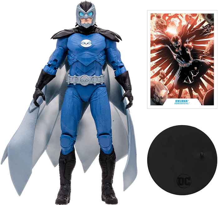 DC Multiverse Forever Evil 7 Inch Action Figure Exclusive - Owlman Gold Label - Image 2