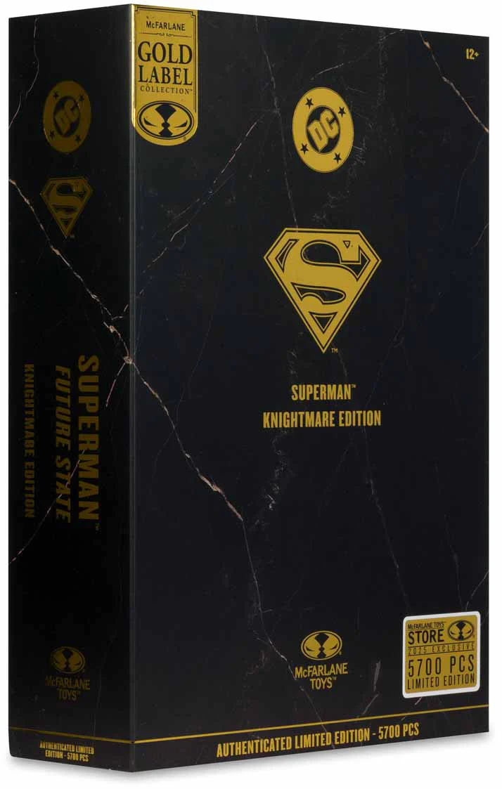 DC Multiverse Future State 7 Inch Action Figure Exclusive - Superman Knightmare Edition Gold Label - Image 2