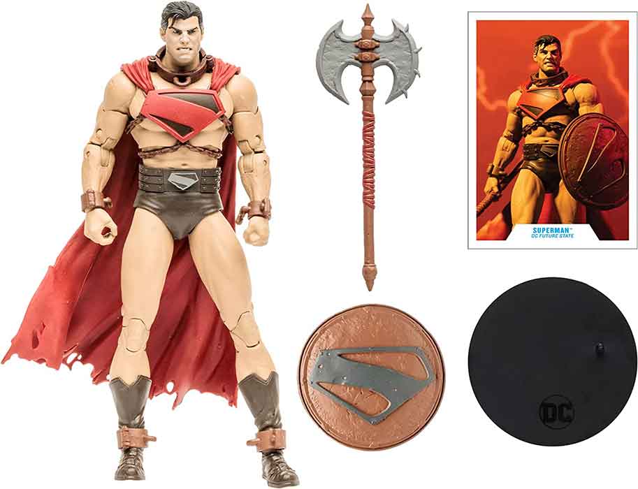DC Multiverse Future State: Worlds of WAR 7 Inch Action Figure - Superman - Image 2