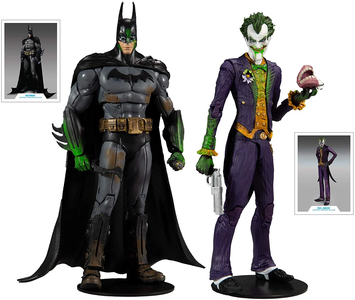DC Multiverse Gaming Series 7 Inch Action Figure 2-Pack - Batman & The Joker - Image 2