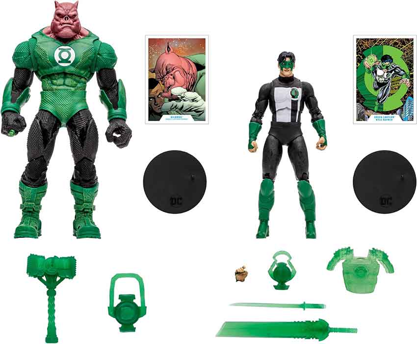 DC Multiverse Green Lantern 7 Inch Action Figure 2-Pack Exclusive - Kilowog & Green Lantern Gold Label - Image 2