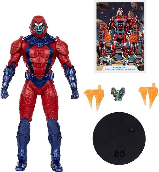 DC Multiverse Green Lantern Corps 7 Inch Action Figure Exclusive - Manhunters Platinum - Image 2