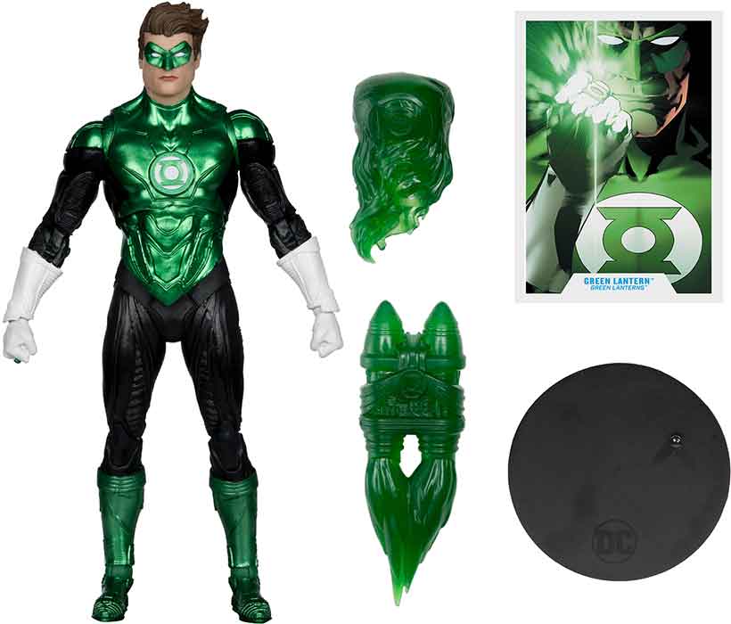 DC Multiverse Green Lantern 7 Inch Action Figure Exclusive - Hal Jordan Gold Label - Image 2