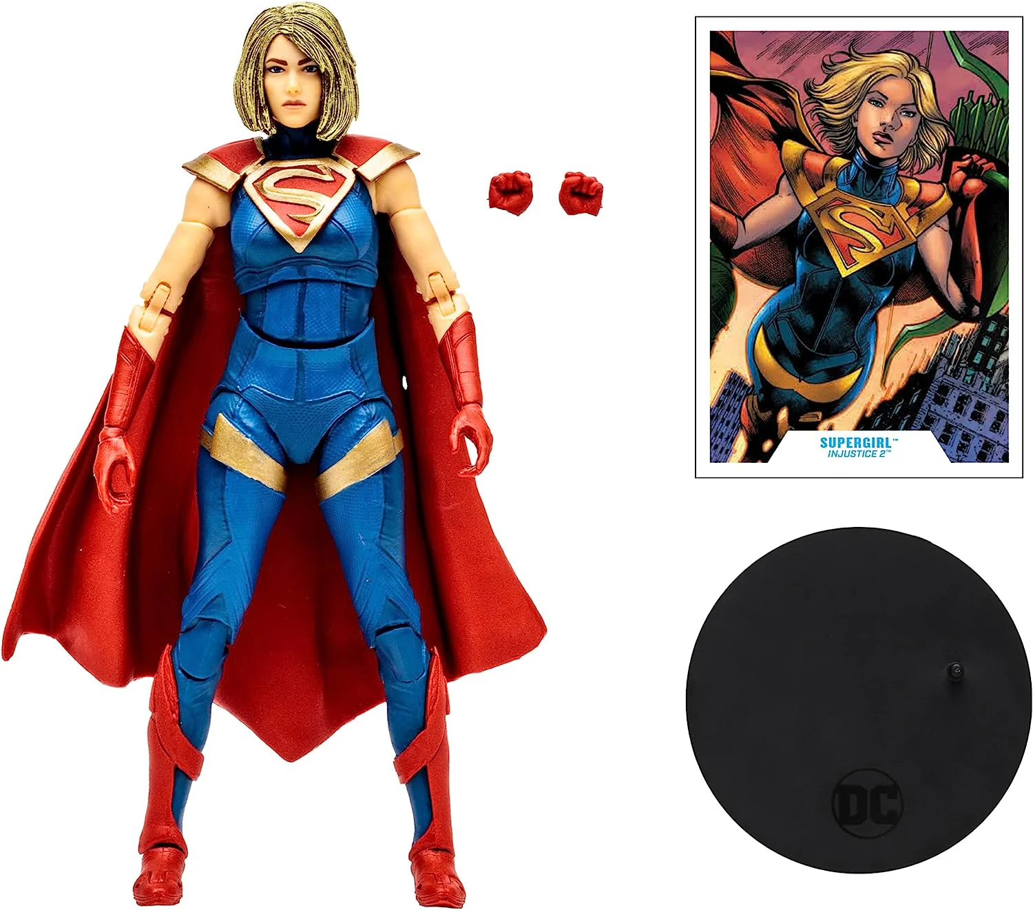 DC Multiverse Injustice 7 Inch Action Figure 3-Pack - Batman - Dr Fate - Supergirl Gold Label Exclusive - Image 3