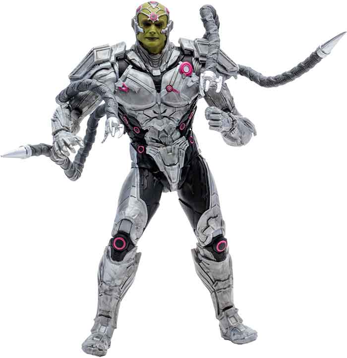 DC Multiverse Injustice 7 Inch Action Figure Gaming Wave 10 - Brainiac - Image 2