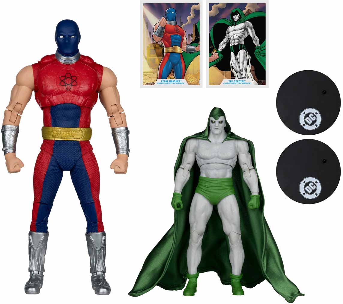 DC Multiverse JSA Black Vengeance 7 Inch Action Figure 2-Pack - Atom Smasher vs. The Spectre - Image 2