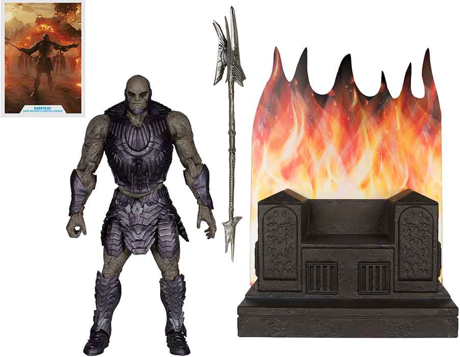 DC Multiverse Justice League 7 Inch Scale Action Figure Deluxe - Darkseid with Throne Gold Label (Sub-Standard Packaging) - Image 2
