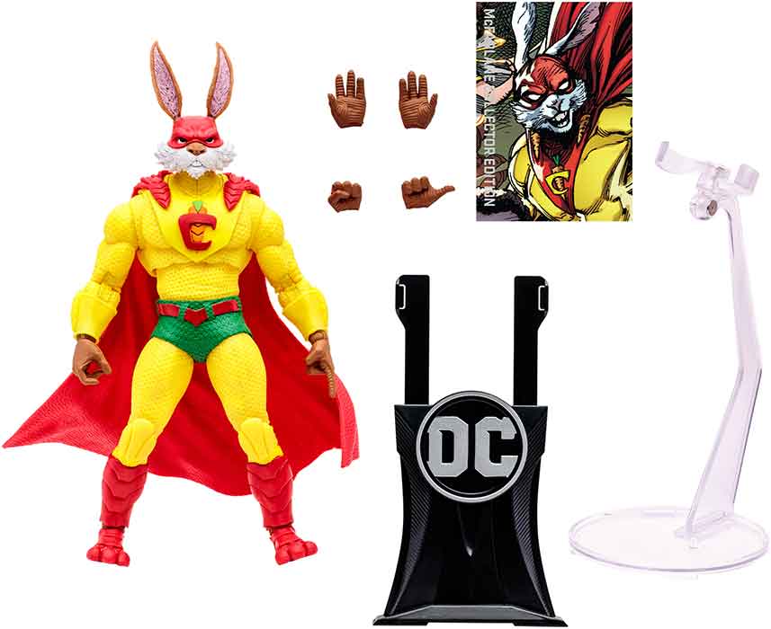 DC Multiverse Justice League Incarnate 7 Inch Action Figure Collector Edition Exclusive - Captain Carrot Platinum (Sub-Standard Packaging) - Image 2
