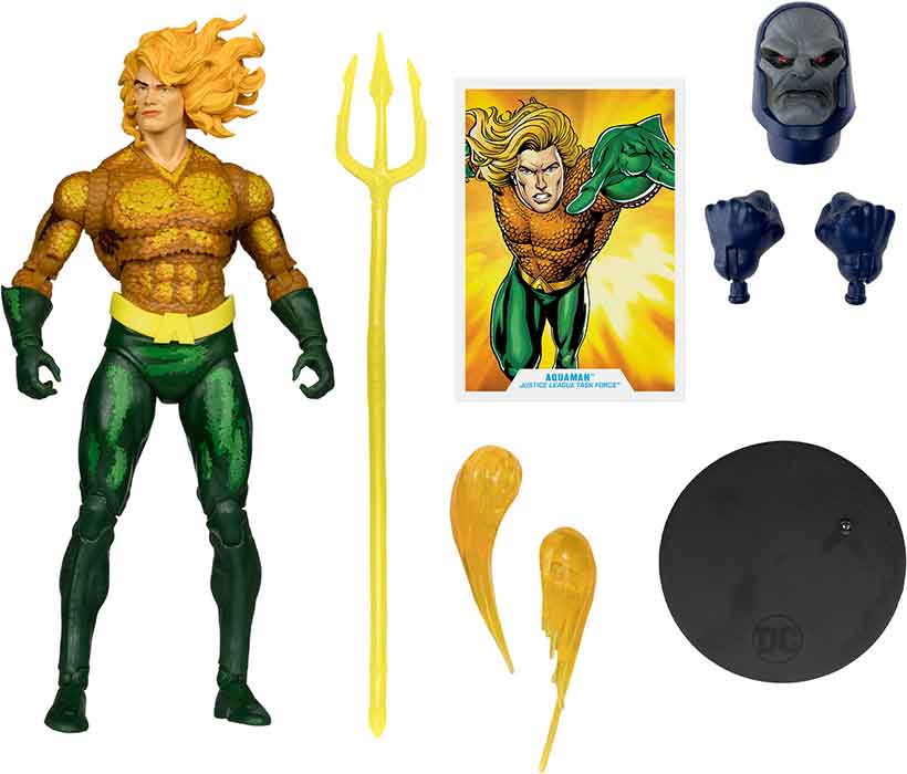 DC Multiverse Justice League Task Force 7 Inch Action Figure BAF Darkseid - Aquaman 16-Bit - Image 2